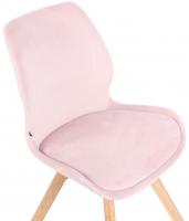 Stuhl Luna Samt pink 