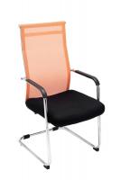 2er Set Besucherstühle Brenda orange 