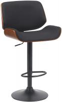 Barhocker Beverley B Stoff walnuss/schwarz 
