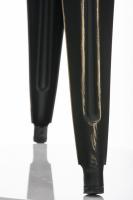 Hocker Armin antik schwarz-gold 