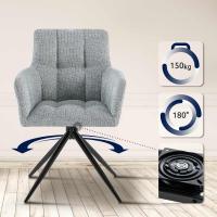 Esszimmerstuhl Jonah Stoff hellgrau 