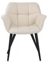 Esszimmerstuhl Roseville Stoff creme 