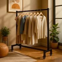 Kleiderständer Gisborne 120x38x120 schwarz 