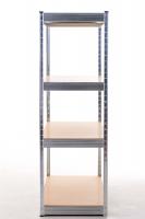 Lagerregal 160x60x180 cm silber 