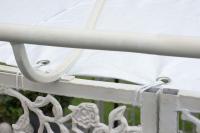 Dach für Luxus Pavillon Romantik 350 cm weiß 