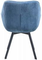 Esszimmerstuhl Jordi Cord blau 