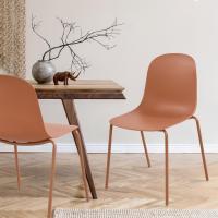 2er Set Stuhl Hardin terracotta 