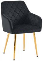 Esszimmerstuhl Monett Samt G schwarz 