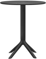 Gartenmöbel-Set Siora mit 2 Stühlen schwarz 
