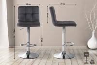 2er Set Barhocker Peru Samt chrom schwarz 