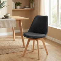 Stuhl Linares Cord anthrazit 