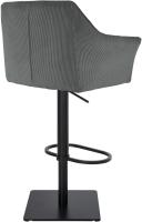 Barhocker Damaso B Cord grau 