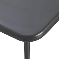 Tisch Becky eckig 72 x 72 cm dunkelgrau 