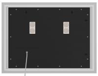 Badspiegel Jaffrey 60x80 mit Bluetooth klarglas 