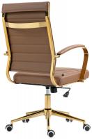 Bürostuhl Havanna Kunstleder hellbraun 