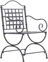 Gartenmöbel-Set Viro mit 2 Stühlen anthrazit 
