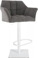 Barhocker Damaso W Cord taupe 