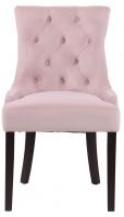Esszimmerstuhl Aberdeen Samt antik pink 