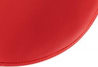 2er Set Barhocker Ponte Kunstleder weiß rot 
