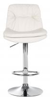 Barhocker Laurel Kunstleder chrom weiß 