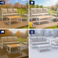 Sitzgruppe Rodiesa weiß 