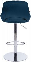 Barhocker HD Milet C Samt blau 