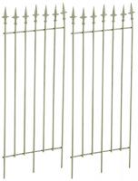 2er Set Rankgitter Elisa antik-grün