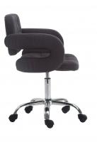 Arbeitshocker Dublin Stoff schwarz 