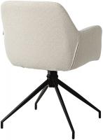 Esszimmerstuhl Merlinda Stoff Teddy creme 