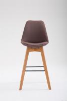 Barhocker Metz Stoff Natura braun 