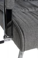 2er Set Besucherstuhl Sievert Stoff hellgrau 