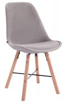 Besucherstuhl Laffont Samt natura grau