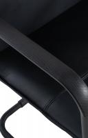 2er Set Besucherstuhl Seattle schwarz/schwarz 