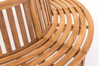 Baumbank Novum rund 250 cm teak Baumbank Novum rund 250 cm teak