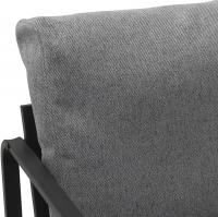 Lounger Manea Stoff dunkelgrau 