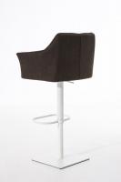 Barhocker Damaso W Stoff braun 