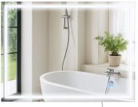 Badspiegel Jaffrey 60x80 mit Bluetooth klarglas 