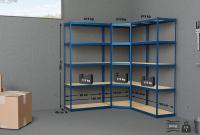 3er Regalsystem blau 3er Regalsystem blau