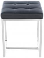 2er Set Sitzhocker Barci schwarz 