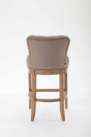 Barhocker Lakewood Stoff, Antik-hell taupe 