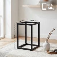 Tischgestell Metall 30x30x47,50 cm schwarz 