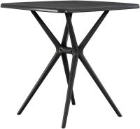 Tisch Becky eckig 72 x 72 cm schwarz Tisch Becky eckig 72 x 72 cm schwarz