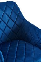 Esszimmerstuhl Monett Samt G dunkelblau 