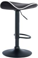 Barhocker Shanghai Kunstleder schwarz schwarz 