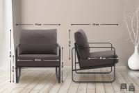 Lounger Manea Kunstleder braun Lounger Manea Kunstleder braun