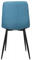 2er Set Esszimmerstuhl Tilde Stoff blau 
