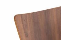 Besucherstuhl Aaron walnuss 