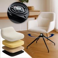 Esszimmerstuhl Merlinda Stoff Teddy creme 