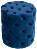 Sitzhocker Drancy Samt M blau 