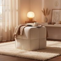 Sitzhocker Forinta Cord creme 